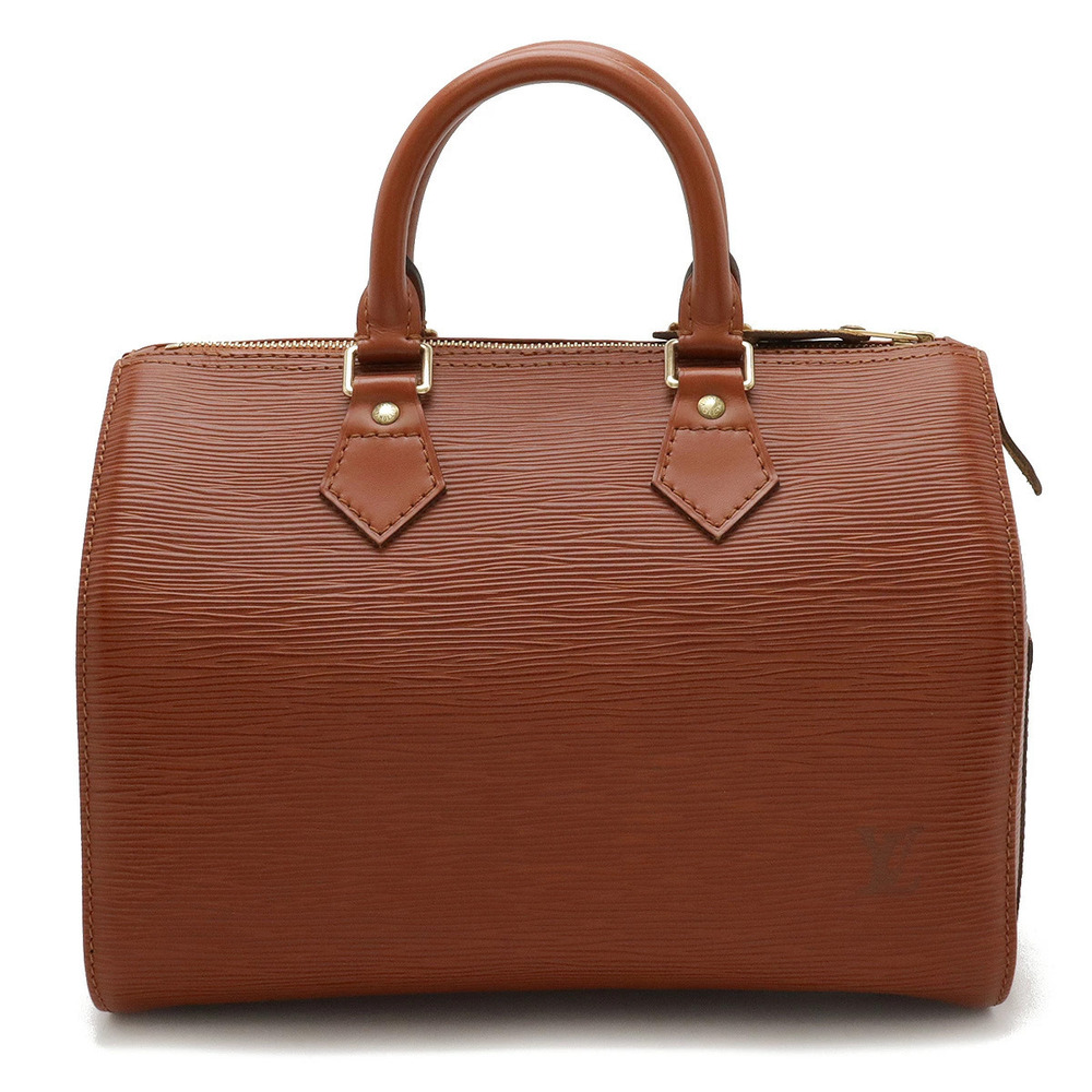 LOUIS VUITTON Epi Speedy Handbag Boston Bag Kenya Brown